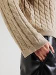 Свитер VERO MODA AWLorella, Dark beige - фото 3