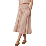 Юбка из ткани сирсакер Corinne Marine Layer, цвет warm stripe - фото