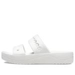 Тапочки baya platform sandals 'white' Crocs, белый - фото