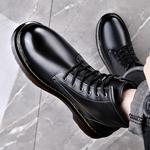 Мужские ботинки Martin бело-черные Romon - фото 9