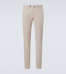 Хлопковые чиносы Slowear, Beige - фото