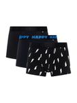 Боксеры Happy Socks, темно-синий/черный - фото