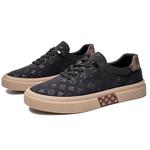 Низкие кеды мужские черные YEDANI, на шнуровке - фото 3