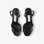 Босоножки замшевые Jimmy Choo Elsy 70, черный - фото 3