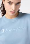 Толстовка Champion ICONS CREWNECK TONE-ON-TONE, Light Blue - фото 3