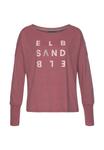 Топ Elbsand LONGSLEEVE, Mauve Meliert/Mauve - фото 3