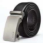 GOLF Кожаный ремень мужской, Black (Gift Box Included) - фото