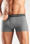AUTHENTIC UNDERWEAR Боксеры (упаковка, 4 шт.), черный тканый пояс с надписью-логотипом, белый - фото 3