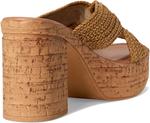 Туфли Seychelles Adorned Raffia Platform Slide, Tan - фото 5
