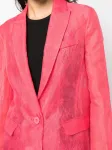 Однобортный блейзер Azalea Twinset, розовый - фото 5