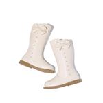 Snoffy Детские ботинки до колена Black White Kids - фото 13