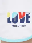 Шорты на завязках Love Moschino, белый - фото 2