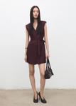 Платье MANGO Cherry, темно-коричневый - фото 5