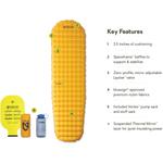 Спальный коврик Tensor Trail Regular Mummy Nemo Equipment, желтый - фото 4