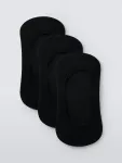 Носки John Lewis Microfibre Liner 3 шт, черный - фото