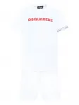 Пижама с логотипом Dsquared2 Kids, белый - фото