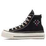 Кроссовки chuck taylor all star lift crafted stitching platform 'black white' Converse, черный - фото