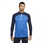 Лонгслив Nike Academypro DH9230 half zip, синий - фото