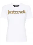Футболка с логотипом Just Cavalli, белый - фото