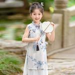 Платье для девочек PROTECTCAMEL, синий - фото 5