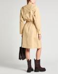 Платье миди Burberry, песочный - фото 4