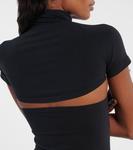 Макси-платье с вырезом Alaïa, Noir Alaia - фото 6