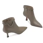 Ботильоны женские Jessica Sophia, хаки - фото 4