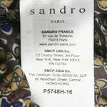 Брюки Sandro Multicolor Floral Print Satin Danny - фото 6