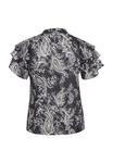 Блуза Kaffe Curve LECTRA, Black Turtledove Paisley/Black - фото 6