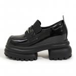 Лоферы женские Milan Love Song на каблуке, черный - фото