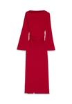 Платье NA-KD WIDE SLEEVE OPEN BACK, Red - фото 4