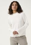 Топ с длинными рукавами Kaffe, молочный - фото
