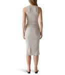 Платье Michael Stars Wren Ruched Midi, CementSee Less - фото 2