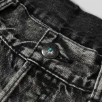 MADNESS Черные джинсовые шорты мужские - фото 7