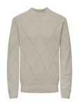 Пуловер Only&Sons Pullover 'Farid', бежевый - фото
