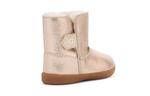 Кроссовки UGG Keelan Metallic Glitter 'Rose Gold' - фото 4
