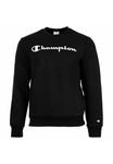Толстовка Champion CREWNECK, SOFT COMPACT BASIC, Schwarz/Black - фото
