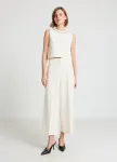 Укороченные брюки-палаццо Calliope, Crema - фото 2