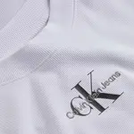 Платье Calvin Klein Jeans Monologo short sleeve long, белый - фото 3