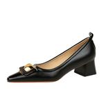 Туфли на высоком каблуке женские черный Bamiti - фото