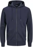 Толстовка Jack & Jones с капюшоном "BASIC SWEAT ZIP HOOD", цвет морской волны - фото 5