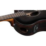 Акустически-электрическая гитара Ibanez AAM70CE Advanced Auditorium Transparent Charcoal Burst - фото 6
