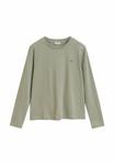 Топ GANT SHIELD LS, Faded Sage/Black - фото 5