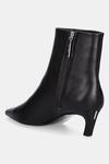 Ботильоны ESS KITTEN HEEL ANKLE BOOT из кожи Calvin Klein, коричневый - фото 3