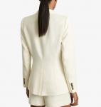 Тканый блейзер Millie с заостренными лацканами Reiss, бежевый - фото 4