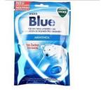 Синяя сумка без сахара Vicks с ментолом - фото