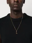 Колье L Alphabet Pendant Emanuele Bicocchi, золотой - фото 2
