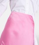 Атласная юбка миди Stella Mccartney, розовый - фото 4