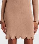 Платье-свитер с фестончатым краем Chloé, Nlovely Beige - фото 5