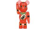 BE@RBRICK Bearbrick Maneki Neko Plum Transparent Red - фото